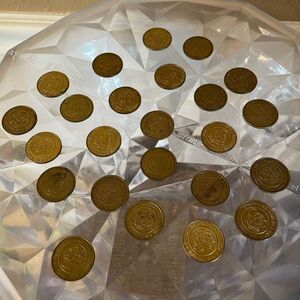 2007 Chuck E. Cheese Coins Lot of 24